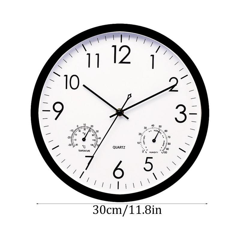 Weatherproof Outdoor Garden Clock with Temperature Gauge 4