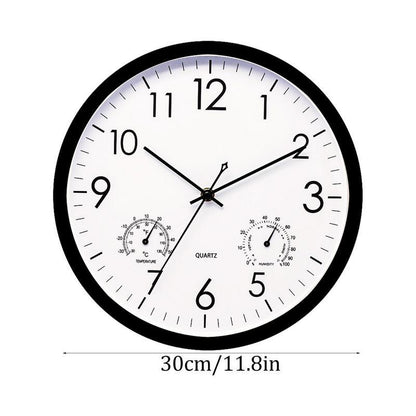Weatherproof Outdoor Garden Clock with Temperature Gauge 4