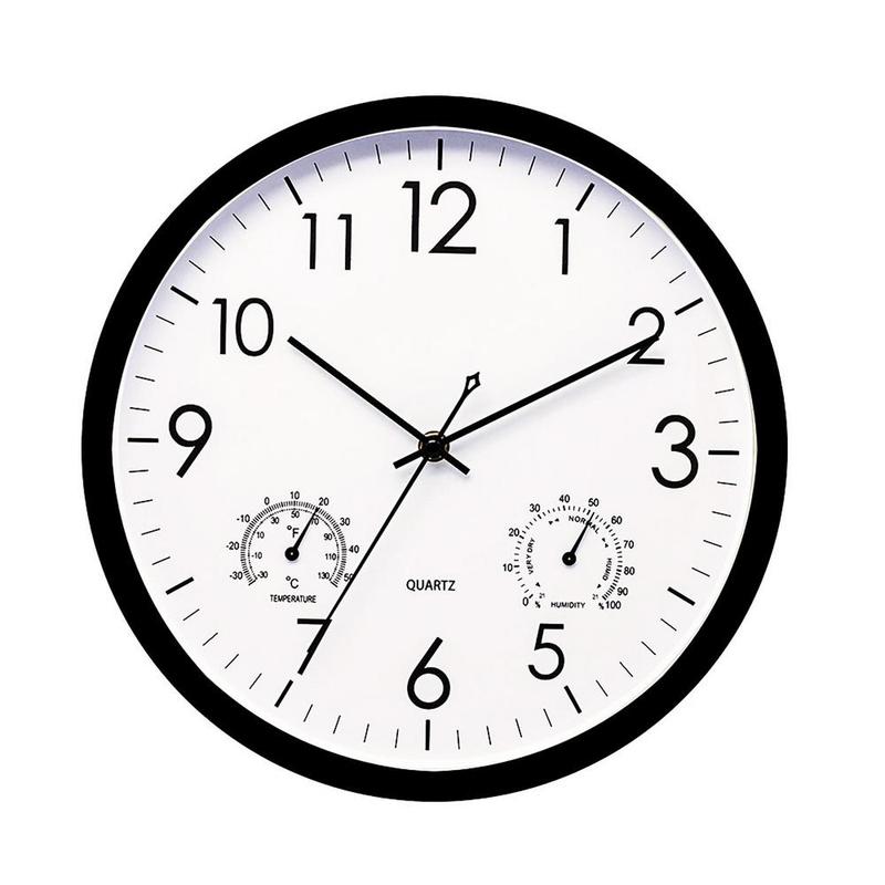 Weatherproof Outdoor Garden Clock with Temperature Gauge 6