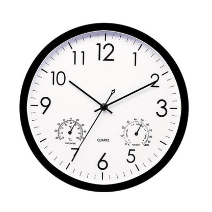 Weatherproof Outdoor Garden Clock with Temperature Gauge 6