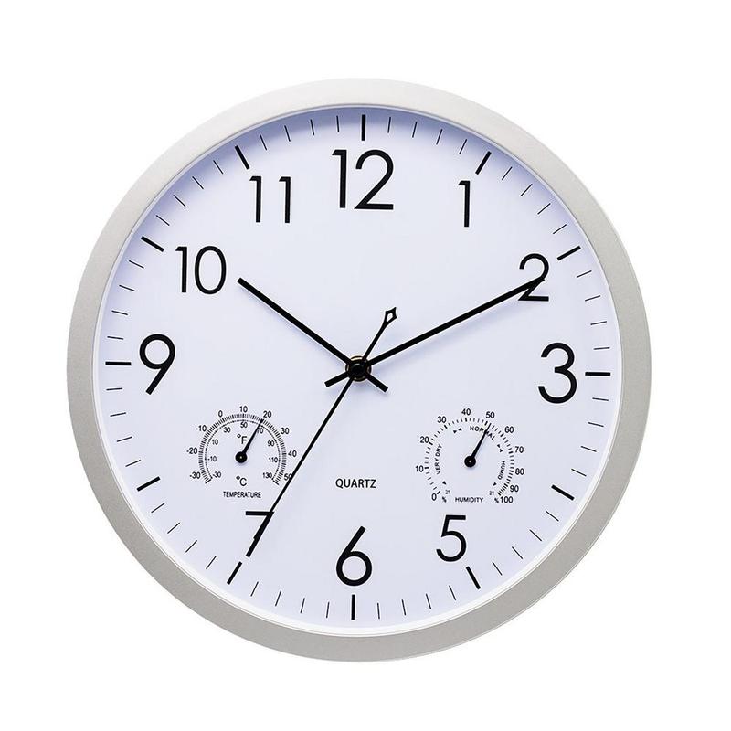 Weatherproof Outdoor Garden Clock with Temperature Gauge 7