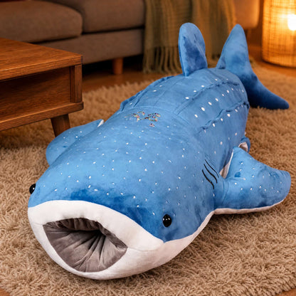 Whale Shark Plush Toy 50 cm — Soft Cuddle Pillow 6