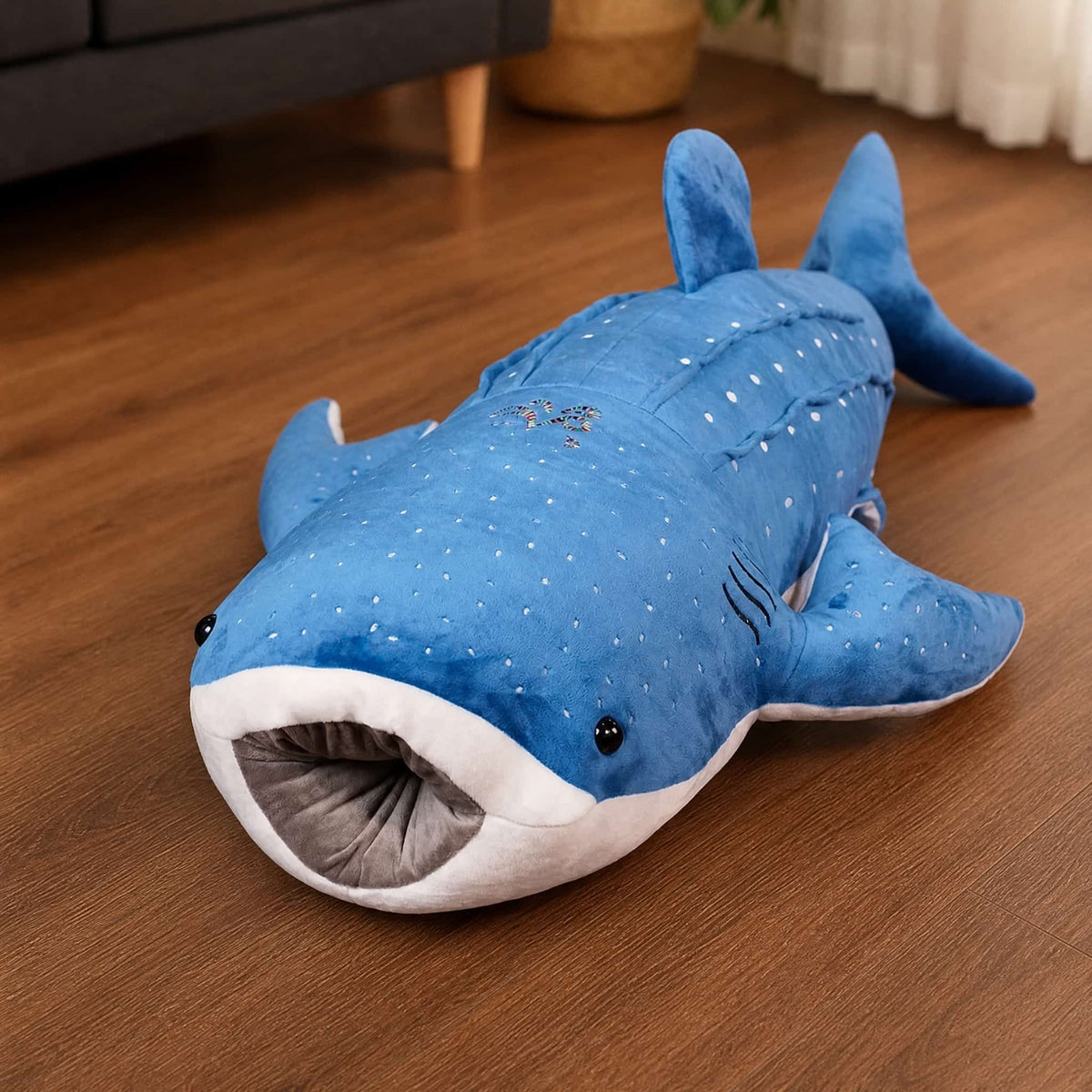 Whale Shark Plush Toy 50 cm — Soft Cuddle Pillow 1