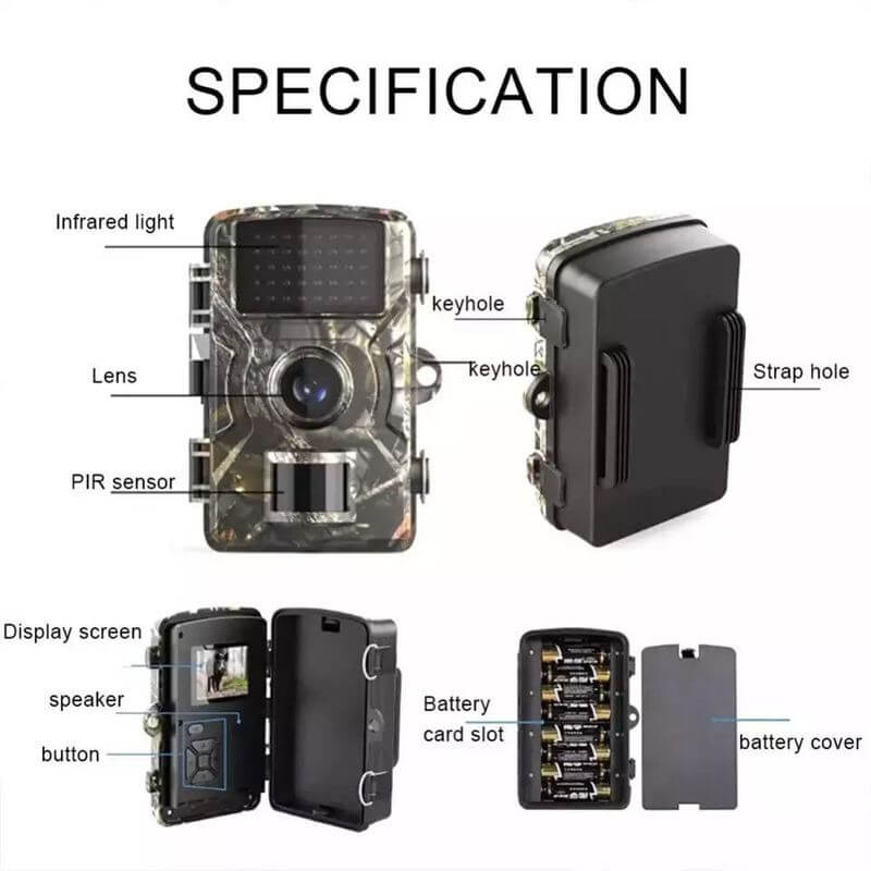 Wildlife Trail Camera 1080p Full HD Night Vision — IP66 Outdoor 2