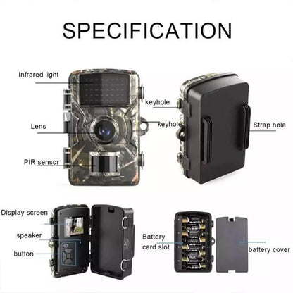 Wildlife Trail Camera 1080p Full HD Night Vision — IP66 Outdoor 2