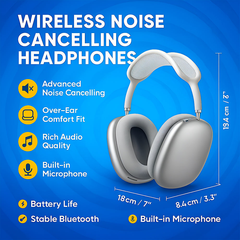 Wireless Bluetooth Headphones — Over-Ear Noise Cancelling 4