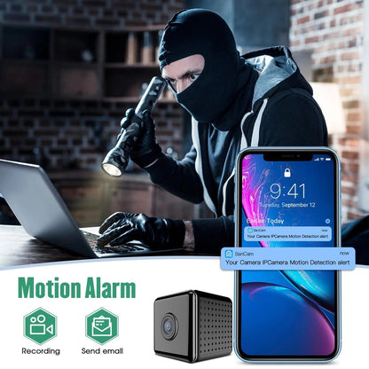 Wireless Indoor Security Camera — WiFi Remote Monitoring 480P 4
