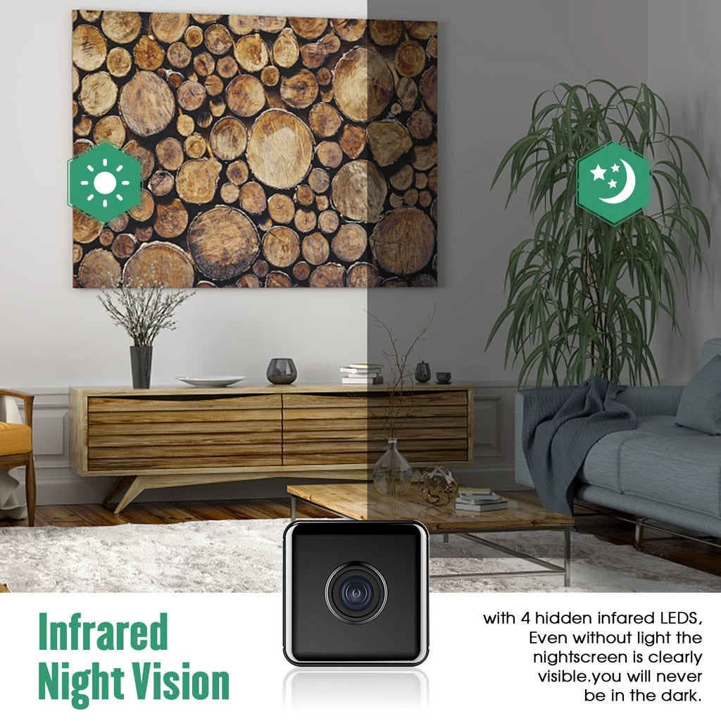 Wireless Indoor Security Camera — WiFi Remote Monitoring 480P 6