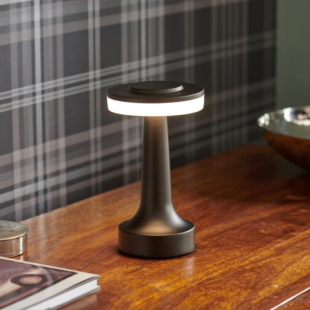 Wireless Retro Table Lamp — Dimmable USB-C Rechargeable Light 7