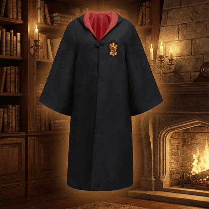 Complete Hogwarts Wizard Costume with Cloak & Accessories 1