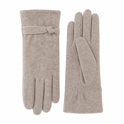 Women's Bow-Detail Winter Gloves — Wool-Look, One Size Fits All 8