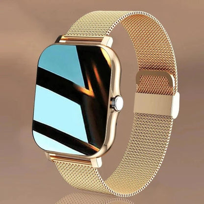 Women's Smartwatch with GPS, Fitness Tracking & Mesh Metal Band 10