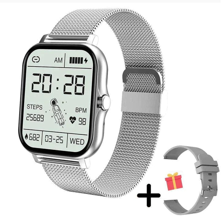 Women's Smartwatch with GPS, Fitness Tracking & Mesh Metal Band 5