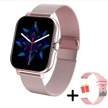 Women's Smartwatch with GPS, Fitness Tracking & Mesh Metal Band 6