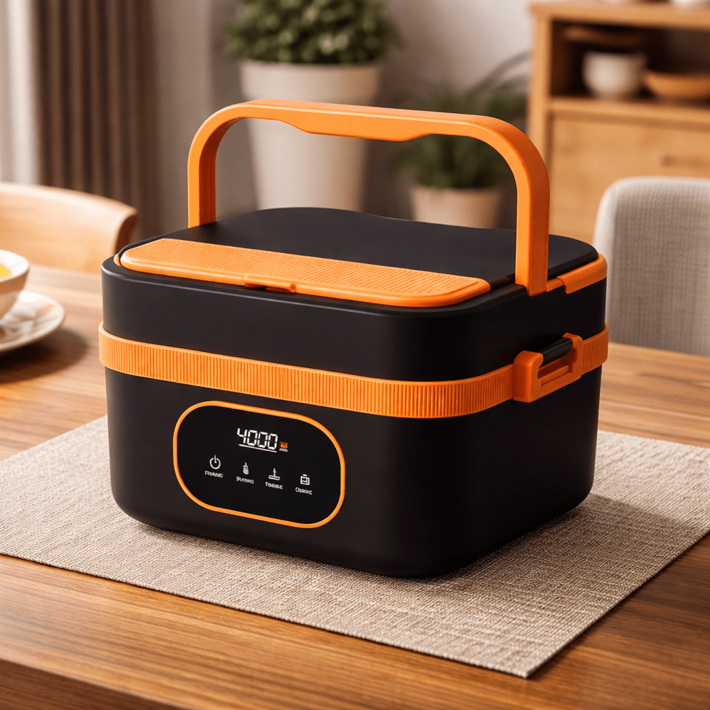 WorkWarm Self-Heating Lunch Box — Wireless 1000ml USB-C 5