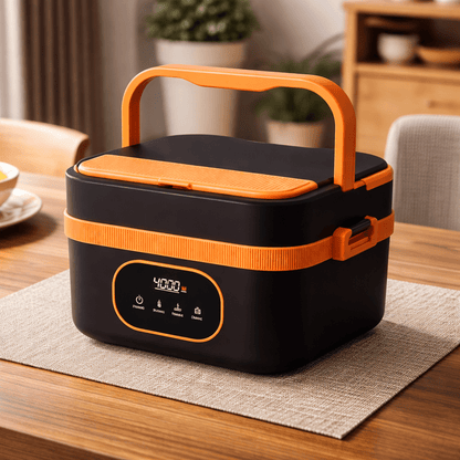 WorkWarm Self-Heating Lunch Box — Wireless 1000ml USB-C 5
