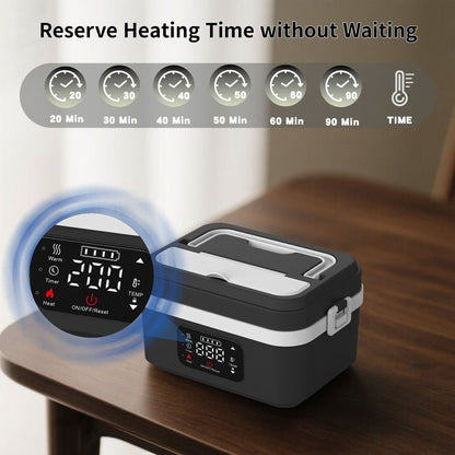 WORKWARM Self-Heating Lunch Box — Wireless 1000ml USB-C 3