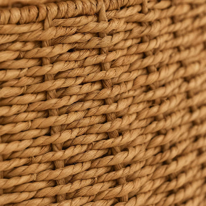 Woven Rattan Christmas Tree Collar — One Size, 5–9 ft 5